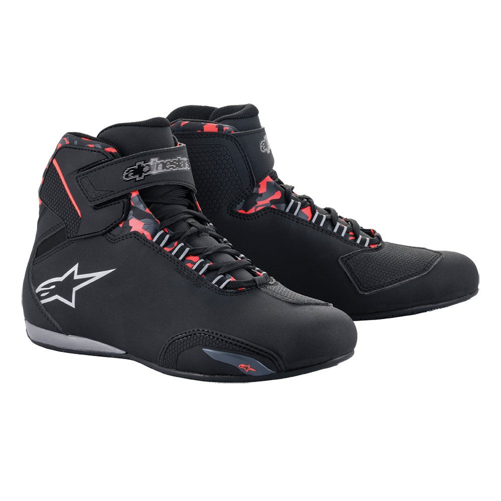 Alpinestars Alpinestars Sektor WP Shoe BLACK/Dark Grey/Red.Fluo